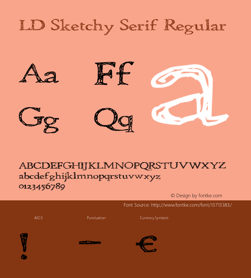 LD Sketchy Serif Regular Unknown图片样张