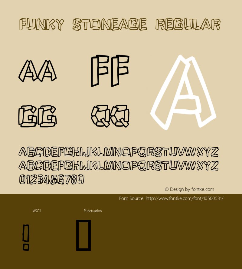 Funky Stoneage Regular 2图片样张