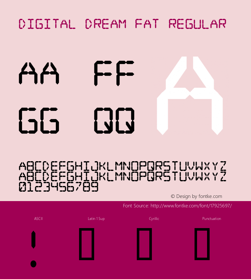 Digital dream Fat Regular 2图片样张