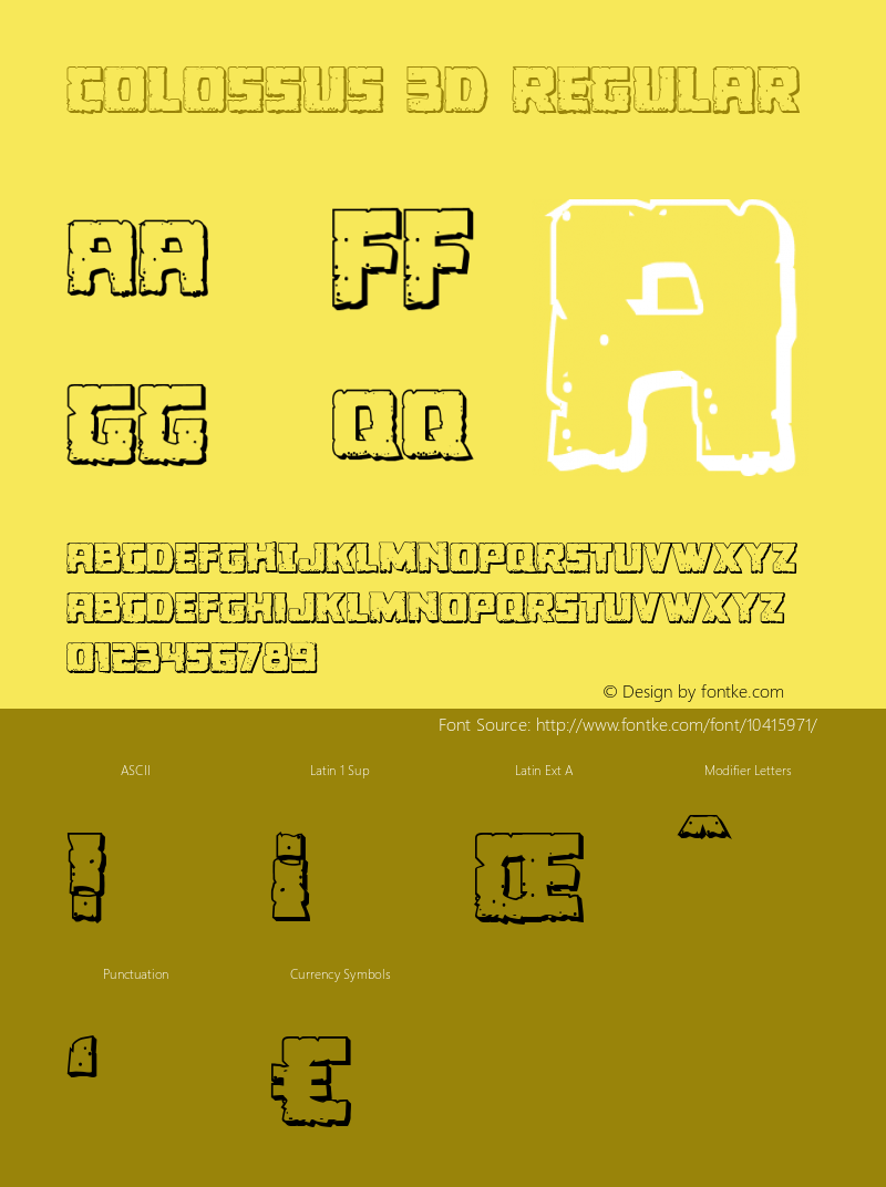 Colossus 3D Regular 001.000图片样张