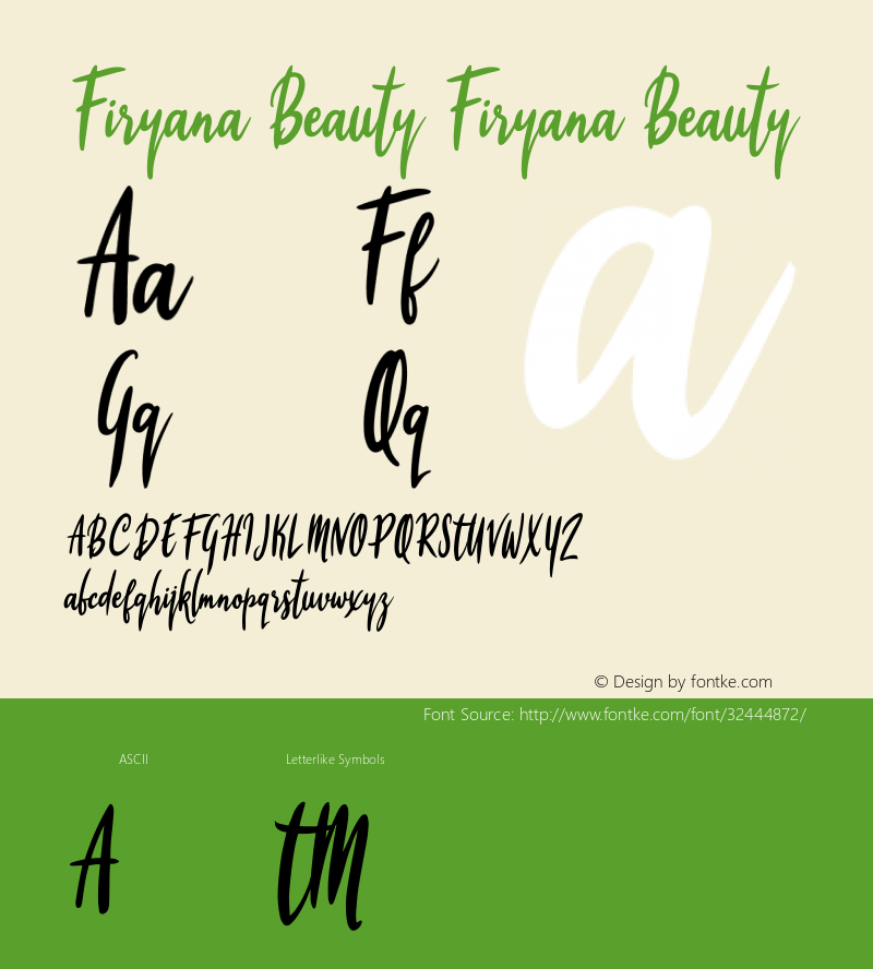 Firyana Beauty Version 1.000图片样张