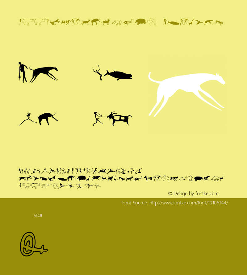 P22Petroglyphs African Macromedia Fontographer 4.1 08/06/2002图片样张