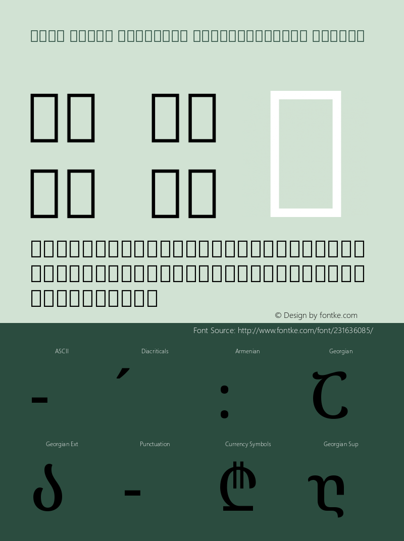 Noto Serif Georgian SemiCondensed Medium Version 2.001图片样张