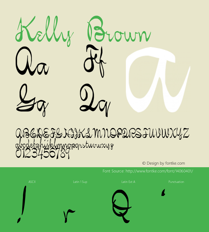 Kelly Brown Version 001.000图片样张