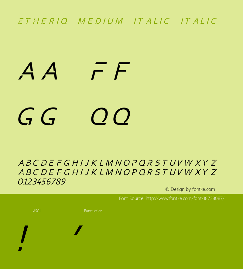 Etheriq Medium Italic Italic 0.000图片样张
