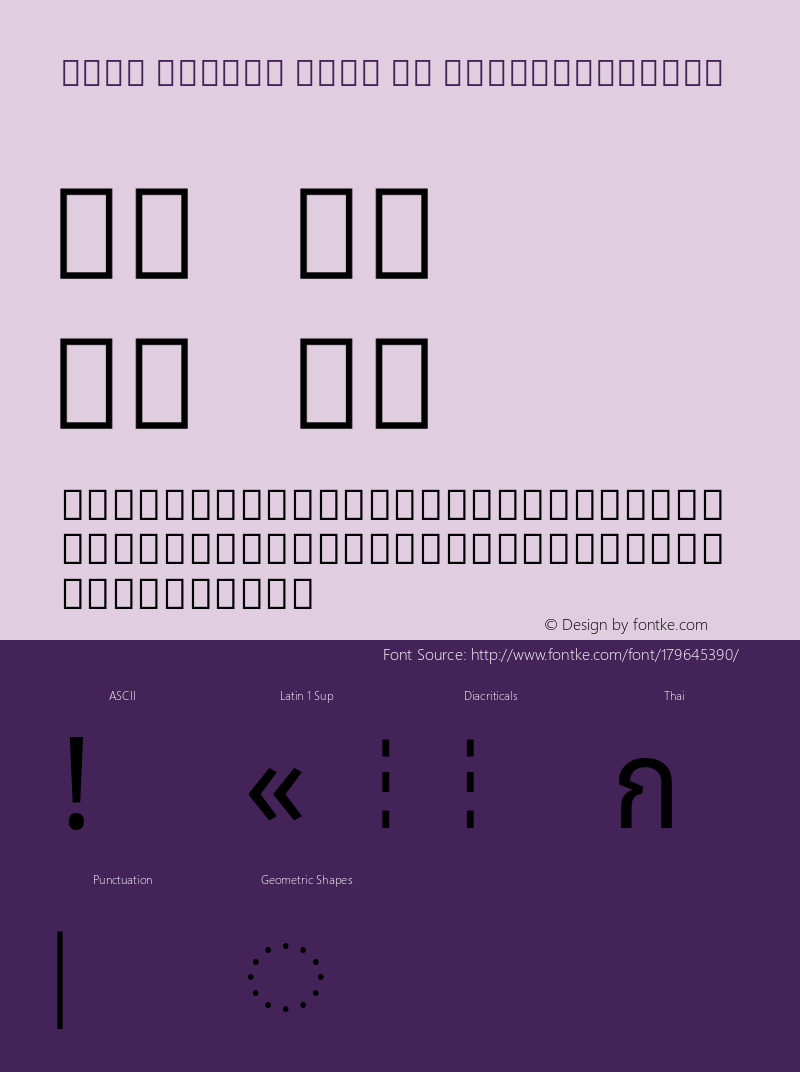 Noto Looped Thai UI SemiCondensed Version 1.00; ttfautohint (v1.8.2) -l 8 -r 50 -G 200 -x 14 -D thai -f none -a qsq -X 