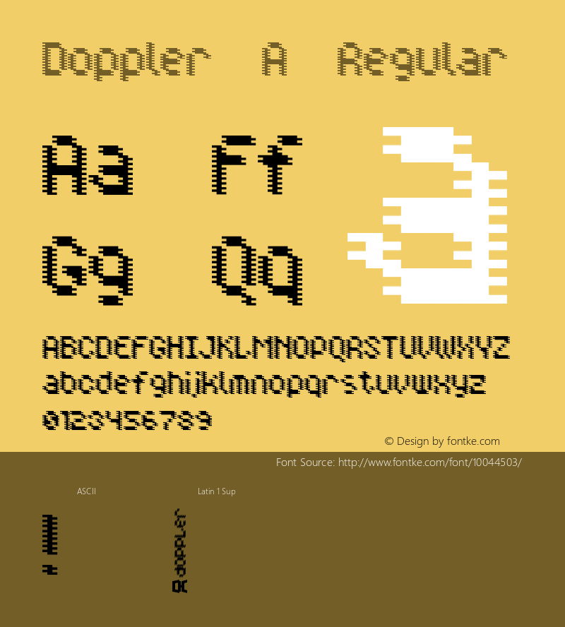 Doppler A Regular Unknown图片样张