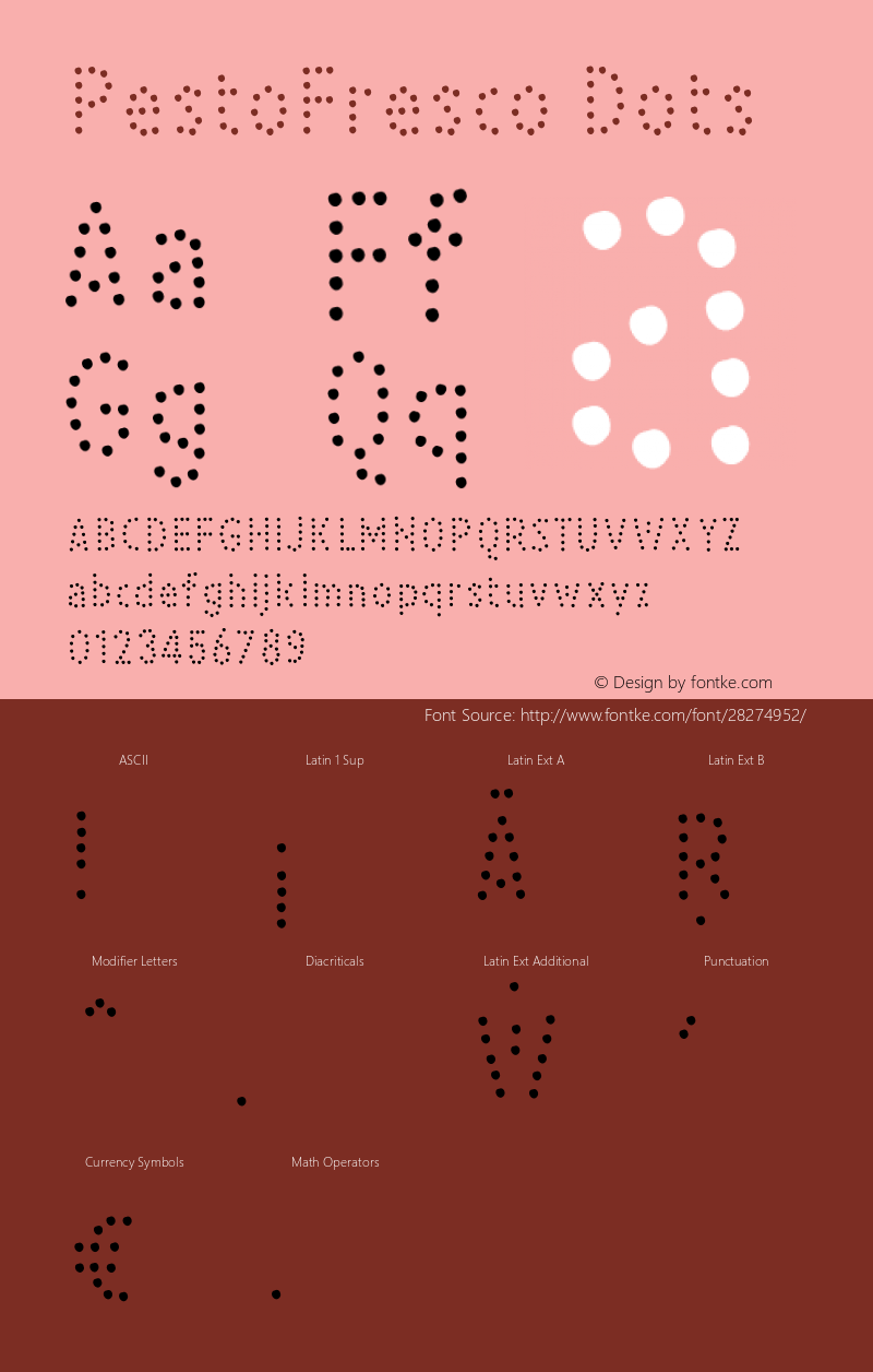 PestoFresco-Dots Version 1.000;PS 001.000;hotconv 1.0.88;makeotf.lib2.5.64775;YWFTv17图片样张