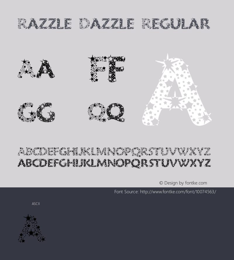 Razzle Dazzle Regular 1图片样张