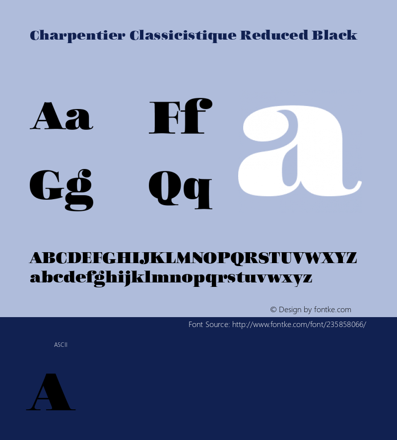 Charpentier Classicistique Reduced Black Version 1.007图片样张