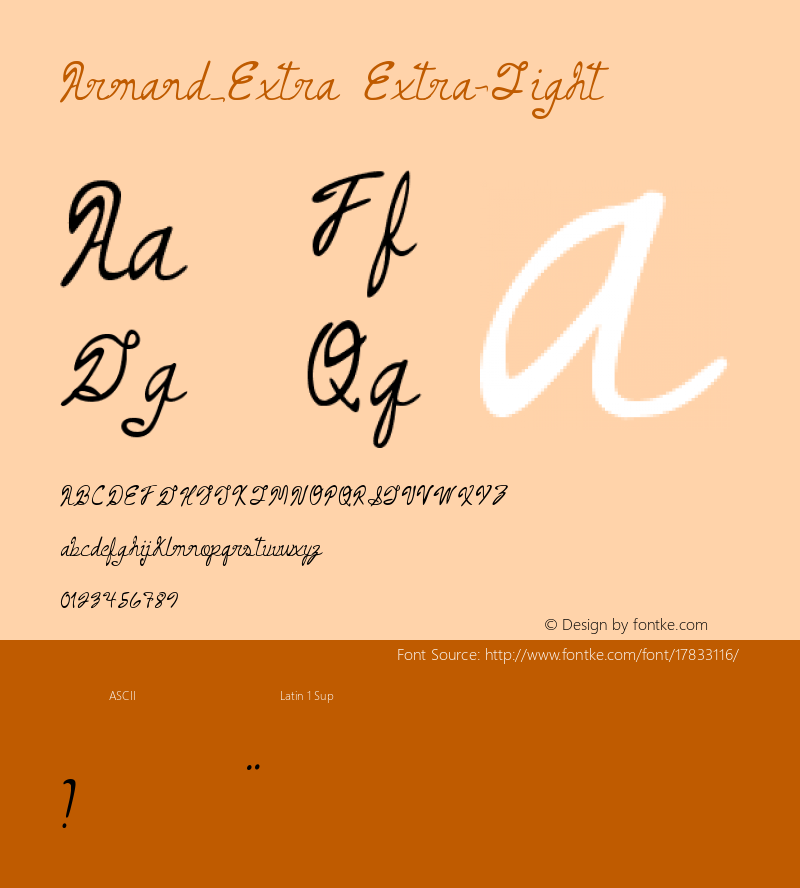 Armand_Extra Extra-Light Version 001.000图片样张