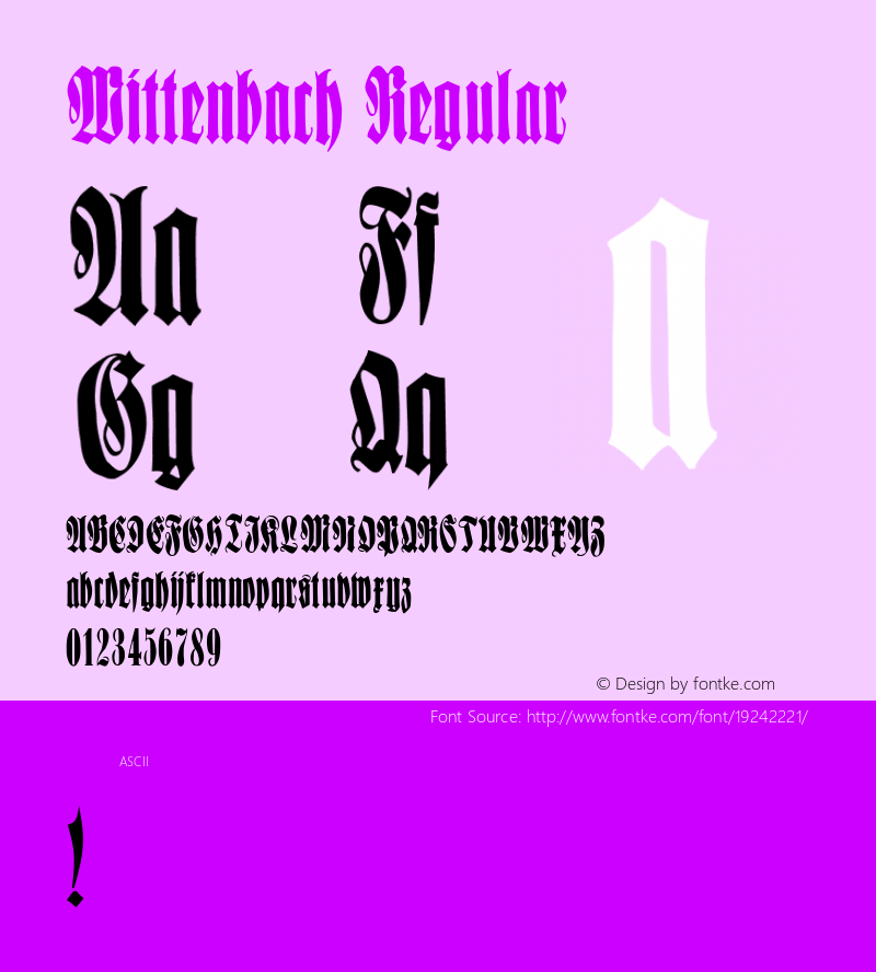 Wittenbach 001.000图片样张