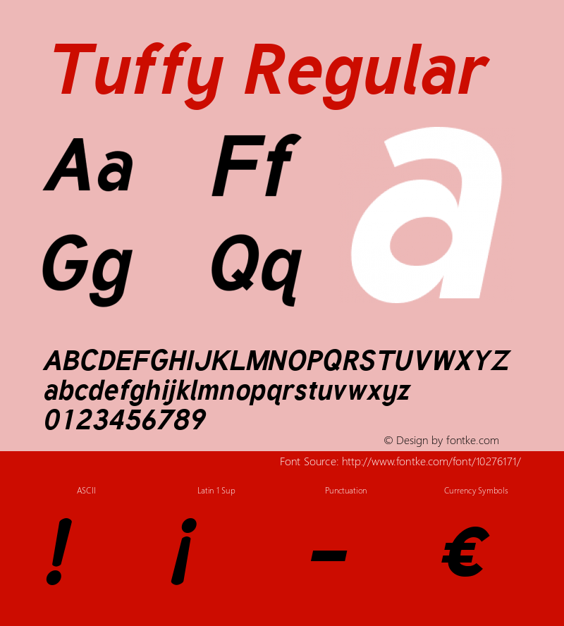 Tuffy Regular Version 001.100图片样张