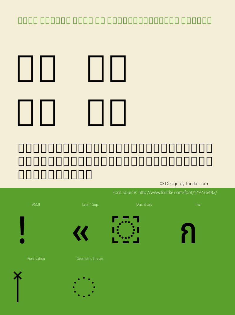 Noto Looped Thai UI ExtraCondensed Medium Version 1.00; ttfautohint (v1.8.3) -l 8 -r 50 -G 200 -x 14 -D thai -f none -a qsq -X 