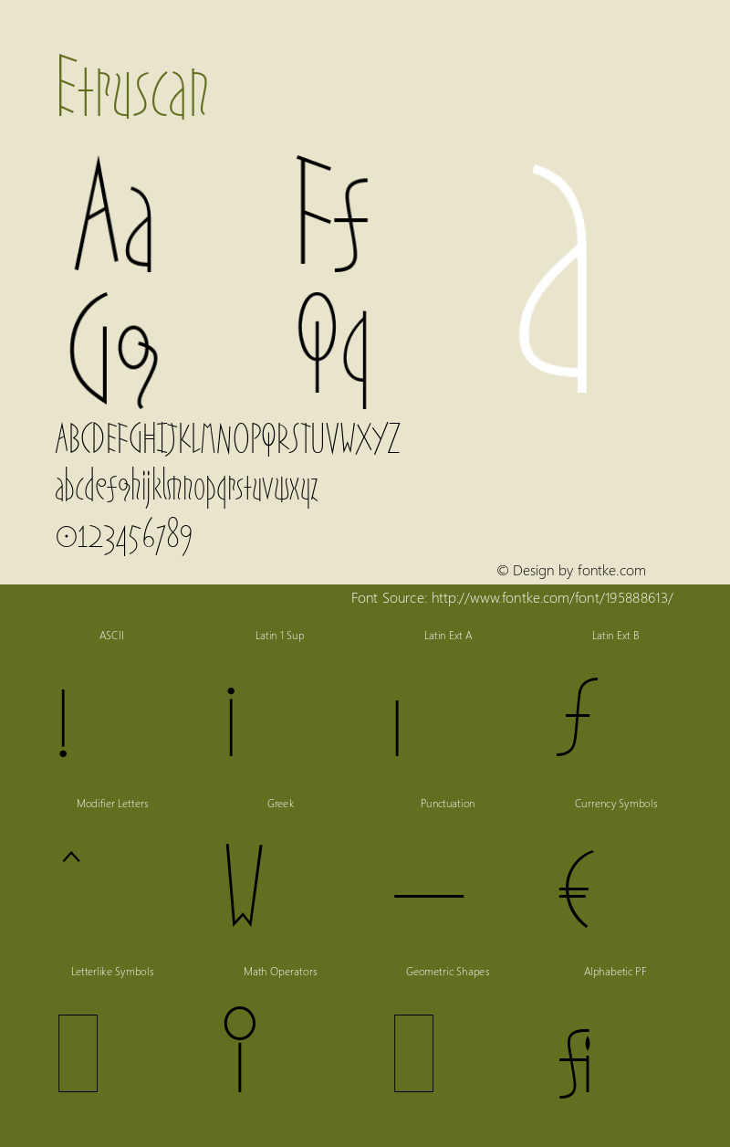☞Etruscan Version 2.00; 2006;com.myfonts.easy.linotype.etruscan.etruscan.wfkit2.version.3KTw图片样张