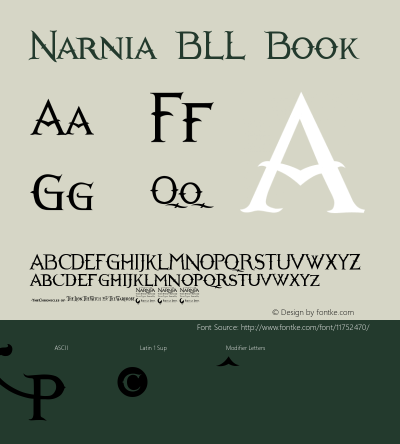 Narnia BLL Book Version 1.0图片样张