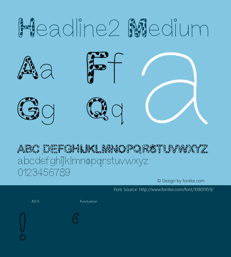 Headline2 Medium Version 001.000图片样张