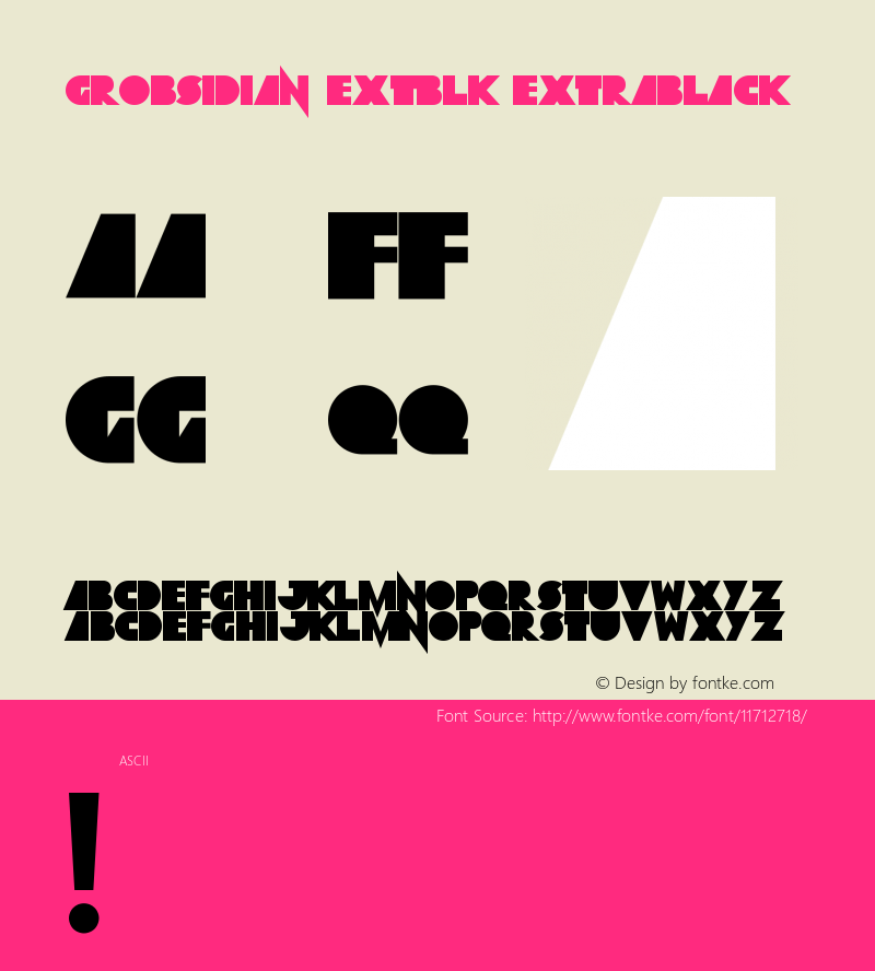 Grobsidian ExtBlk ExtraBlack Version 1.02 2011图片样张