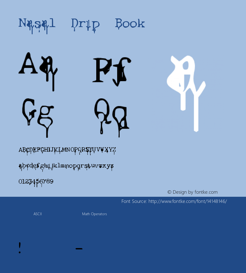 Nasal Drip Book Version 2001; 1.0, initial r图片样张