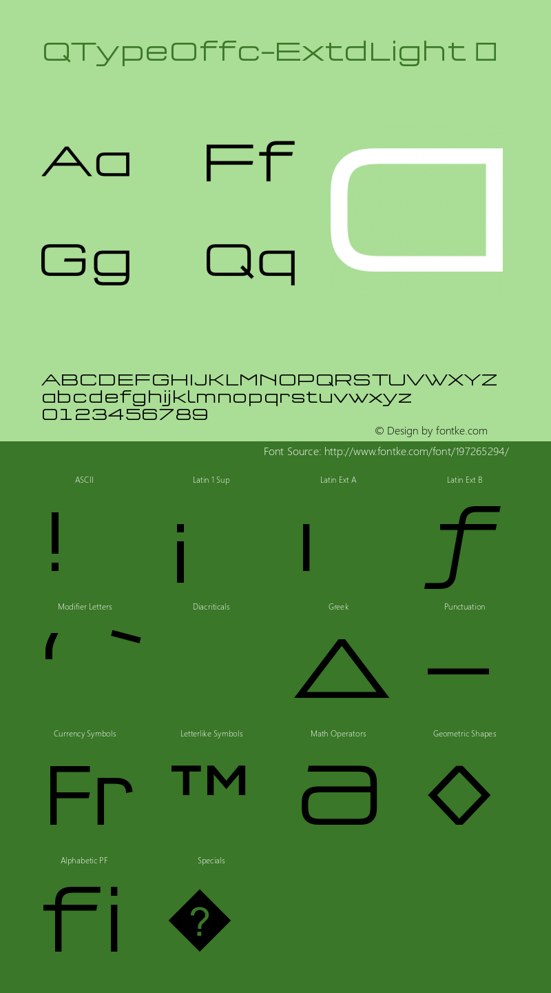 ☞QType Offc Extd Light Version 7.504; 2011; Build 1021; ttfautohint (v1.5);com.myfonts.easy.fontfont.ff-qtype.offc-extended-light.wfkit2.version.3Z7E图片样张