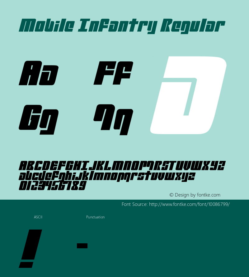 Mobile Infantry Regular 1.2图片样张