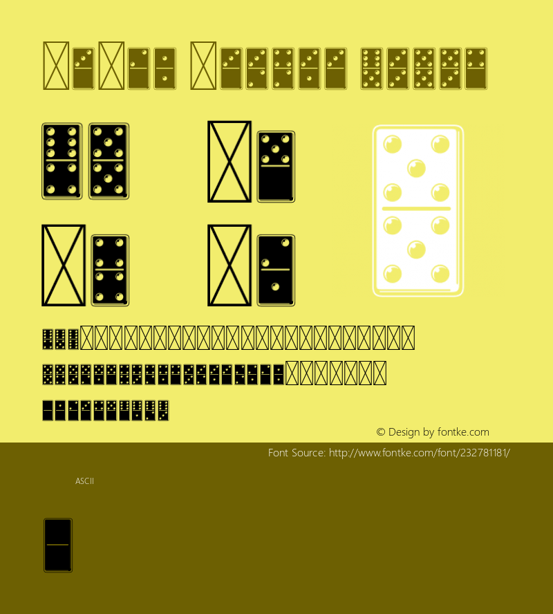 Hours Domino Black Version 1.000图片样张