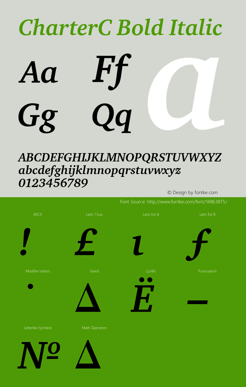 CharterC Bold Italic Version 001.000图片样张