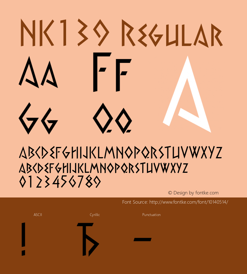 NK139 Regular OTF 1.000;PS 001.000;Core 1.0.29图片样张