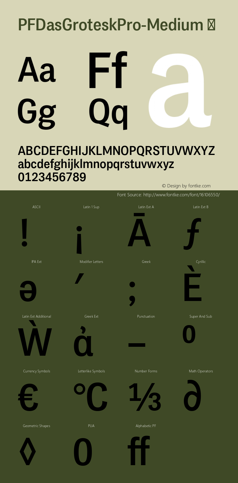 PFDasGroteskPro-Medium ☞ Version 2.000;com.myfonts.easy.parachute.pf-das-grotesk-pro.medium.wfkit2.version.47sY图片样张