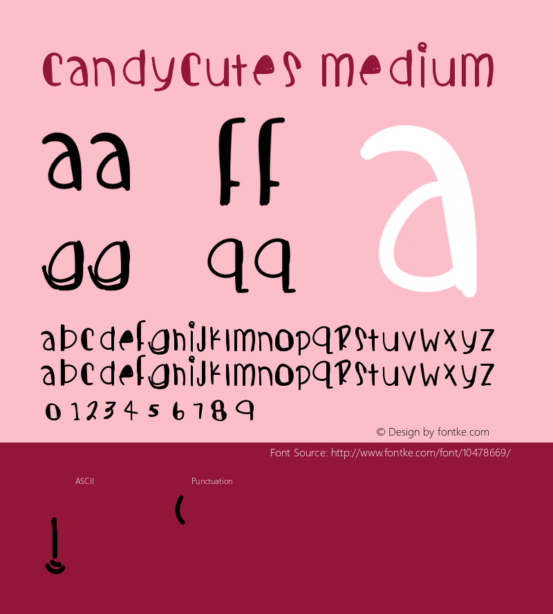 Candycutes Medium Version 001.000图片样张