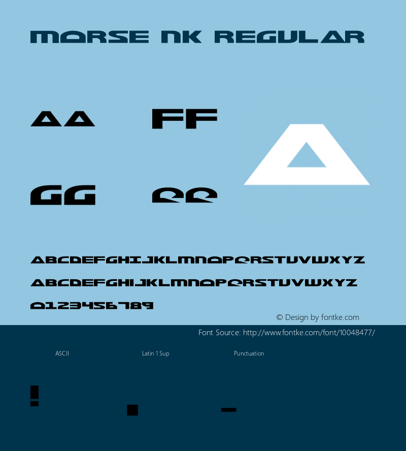 Morse NK Regular 1图片样张