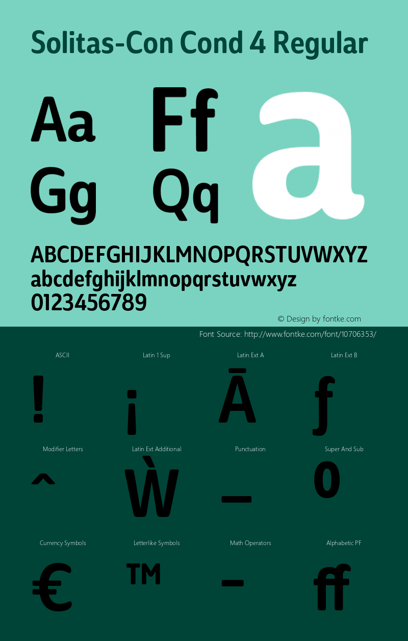 Solitas-Con Cond 4 Regular 1.000;com.myfonts.easy.insigne.solitas.con-medium.wfkit2.version.4oe4图片样张