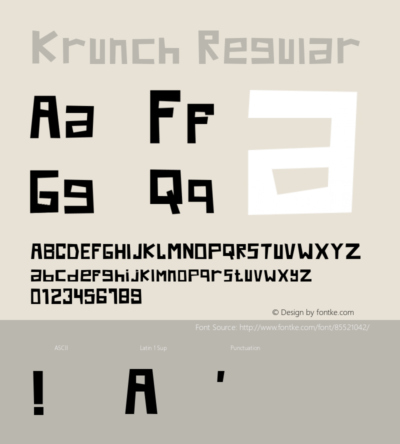 Krunch FontLab7图片样张