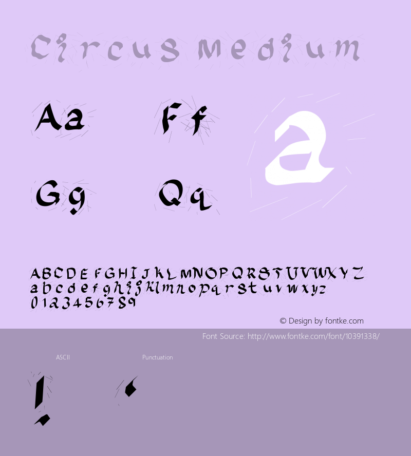 Circus Medium Version 001.000图片样张