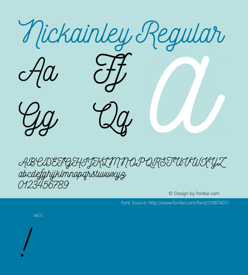 Nickainley Version 001.001图片样张