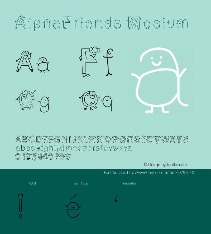 AlphaFriends Medium Version 001.000图片样张