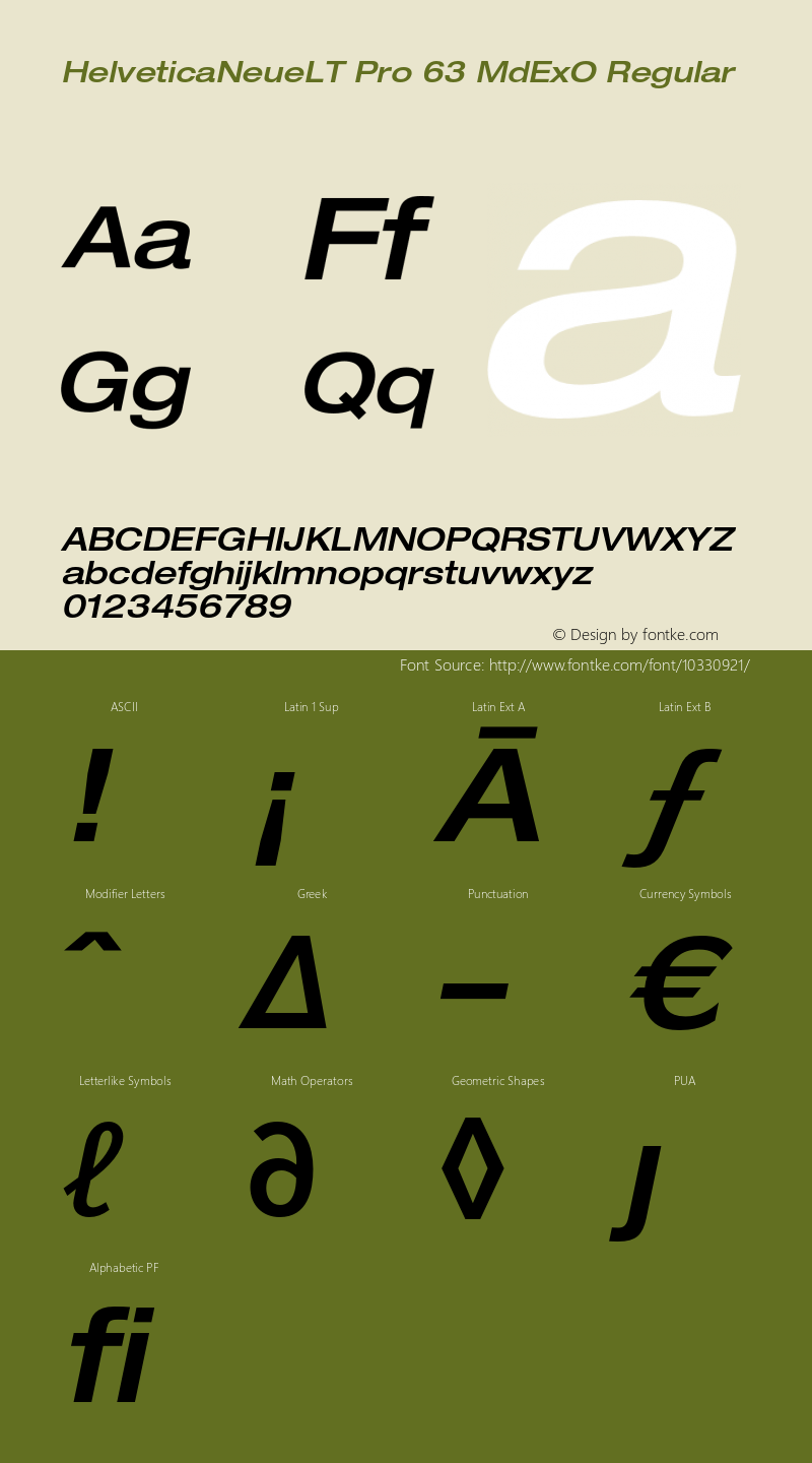 HelveticaNeueLT Pro 63 MdExO Regular Version 1.300;PS 001.003;hotconv 1.0.38图片样张