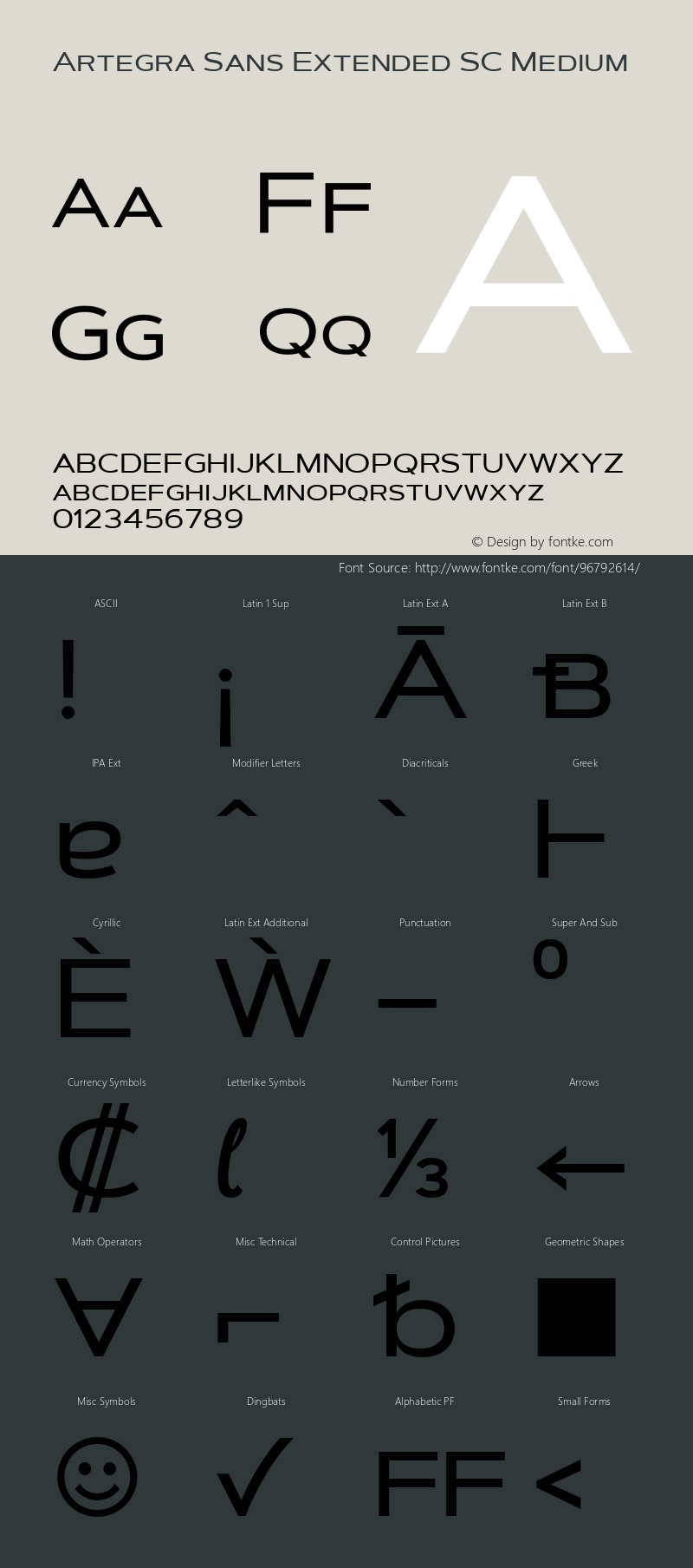 Artegra Sans Extended SC Medium 1.006图片样张