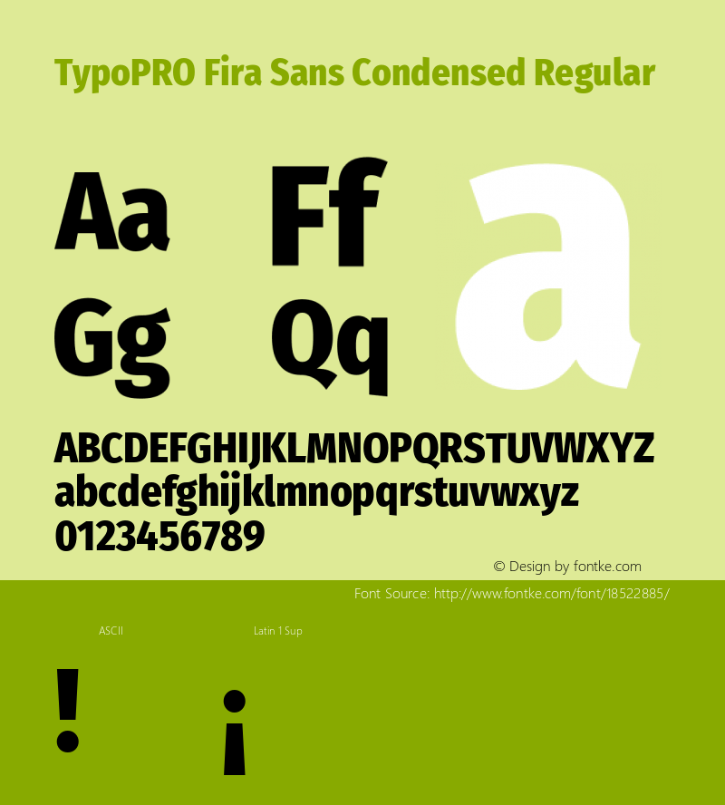 TypoPRO Fira Sans Condensed Regular Version 4.203;PS 004.203;hotconv 1.0.88;makeotf.lib2.5.64775图片样张