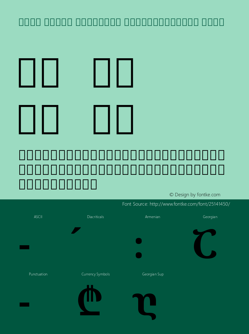 Noto Serif Georgian SemiCondensed Bold Version 2.000图片样张