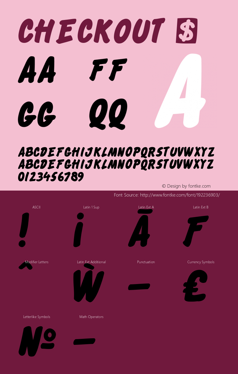 ☞Checkout Version 1.000;com.myfonts.easy.hanoded.checkout.regular.wfkit2.version.4npV图片样张