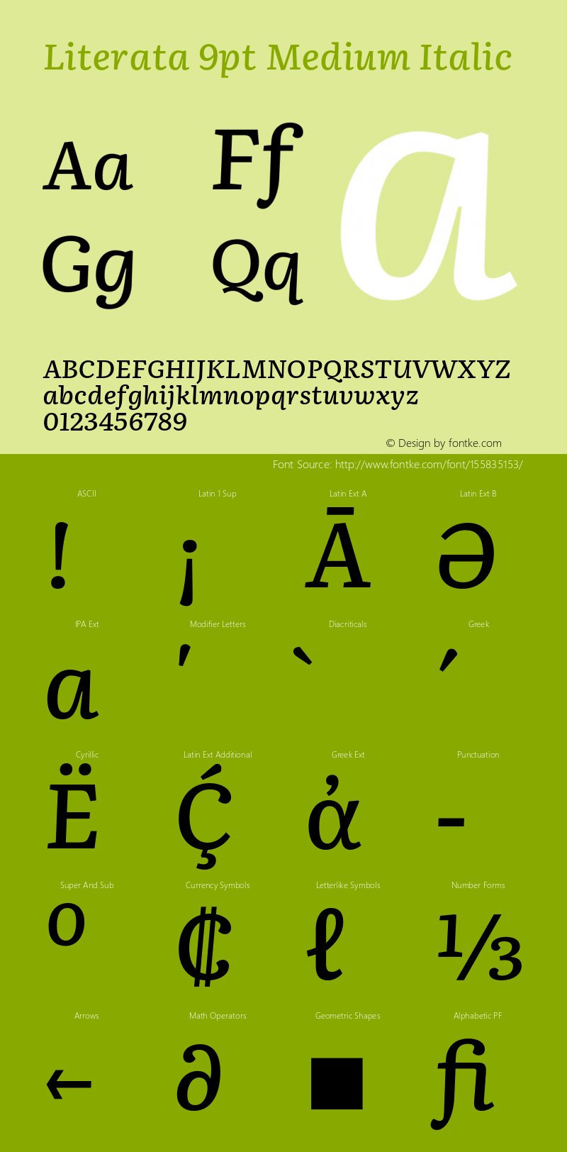 Literata9pt-MediumItalic Version 3.002图片样张