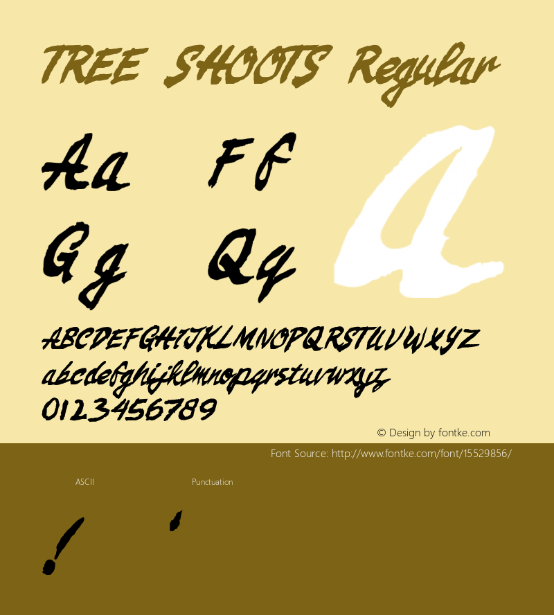 TREE SHOOTS Regular Version 001.000图片样张