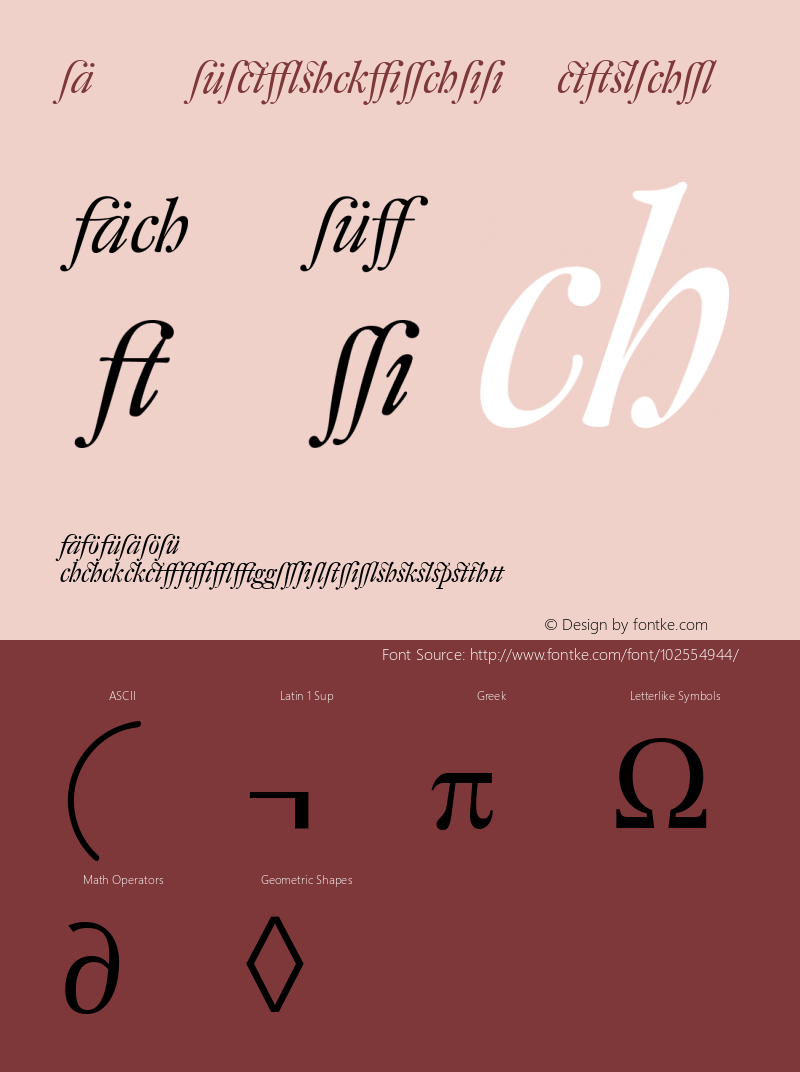 DTL Fleischmann D Italic Alt Version 001.000图片样张