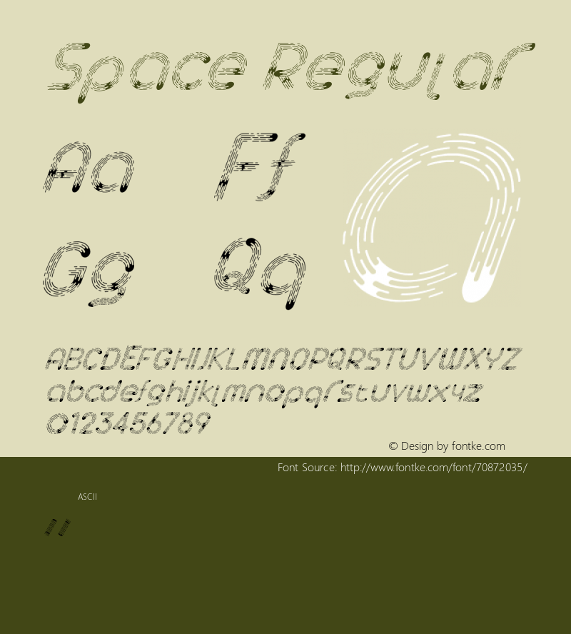 Space Italic Version 1.000图片样张