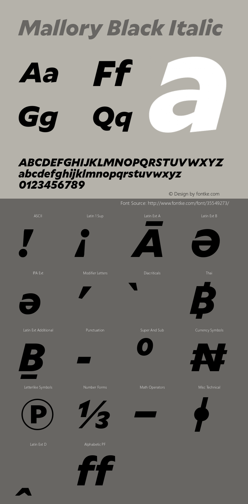 Mallory Black Italic Version 2.000;PS 2.000;hotconv 16.6.51;makeotf.lib2.5.65220图片样张