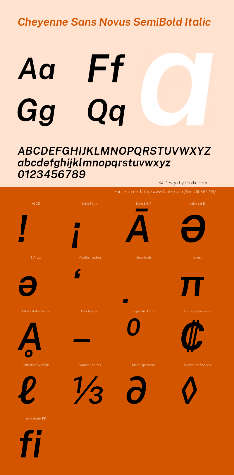 Cheyenne Sans Novus SemiBold Italic Version 1.007;March 12, 2020;FontCreator 12.0.0.2522 64-bit; ttfautohint (v1.8.3)图片样张