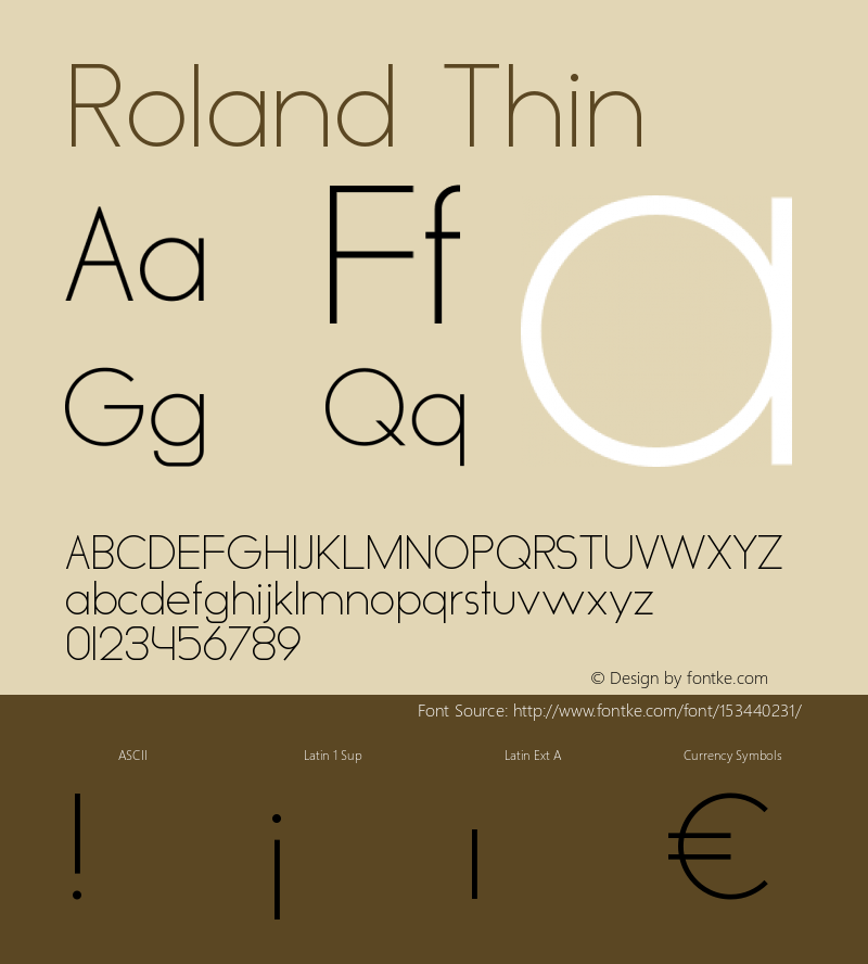 Roland Thin Version 1.000图片样张
