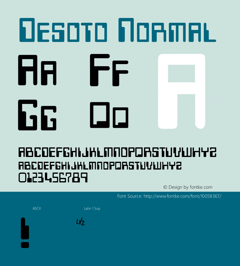 Desoto Normal 1.0 Mon Oct 11 06:44:07 1993图片样张