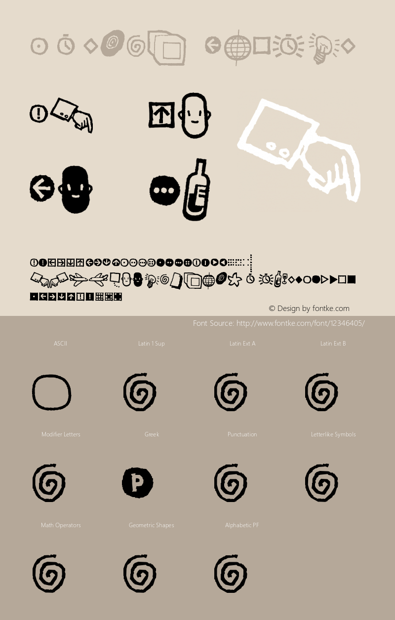 Kosmik Glyphs Version 001.000图片样张